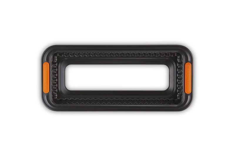 Tortiera Rettangolare con Base Removibile - 33 cm, Nero