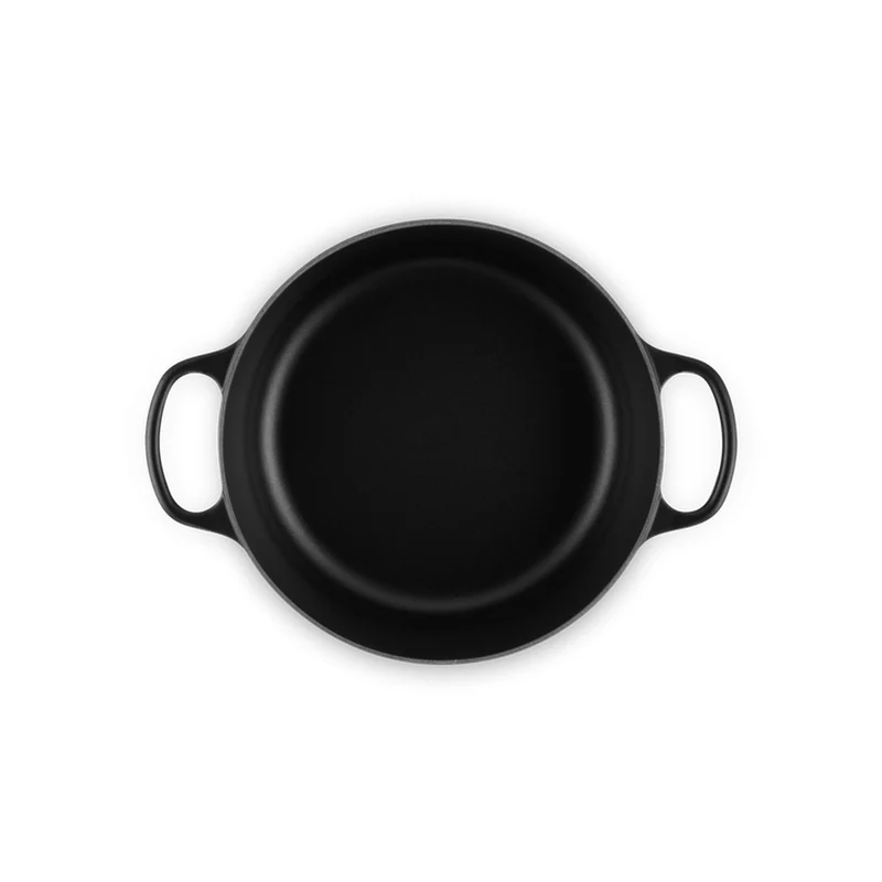 Cocotte rotonda Evolution in ghisa vetrificata - NERO - 26 CM