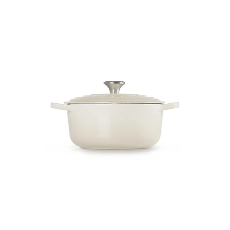 Cocotte rotonda Evolution in ghisa vetrificata - MERINGA - 26 CM