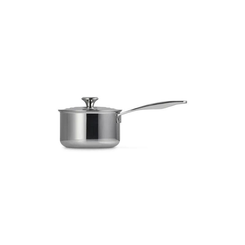 Le Creuset Casseruola 16 cm con coperchio in acciaio inox