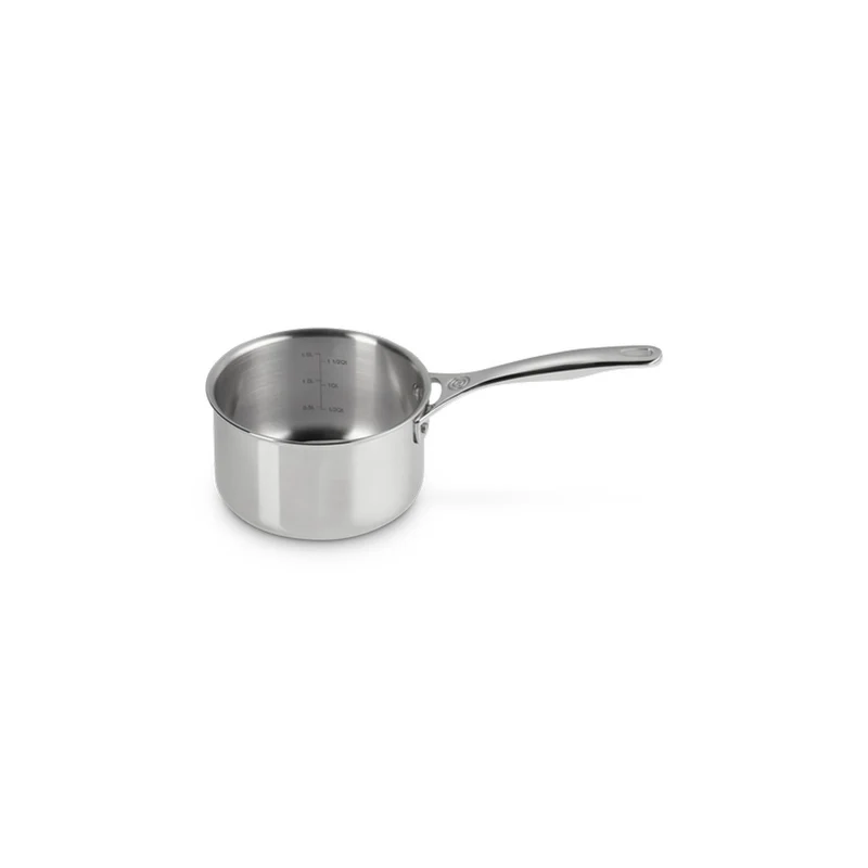 Le Creuset Casseruola 16 cm con coperchio in acciaio inox