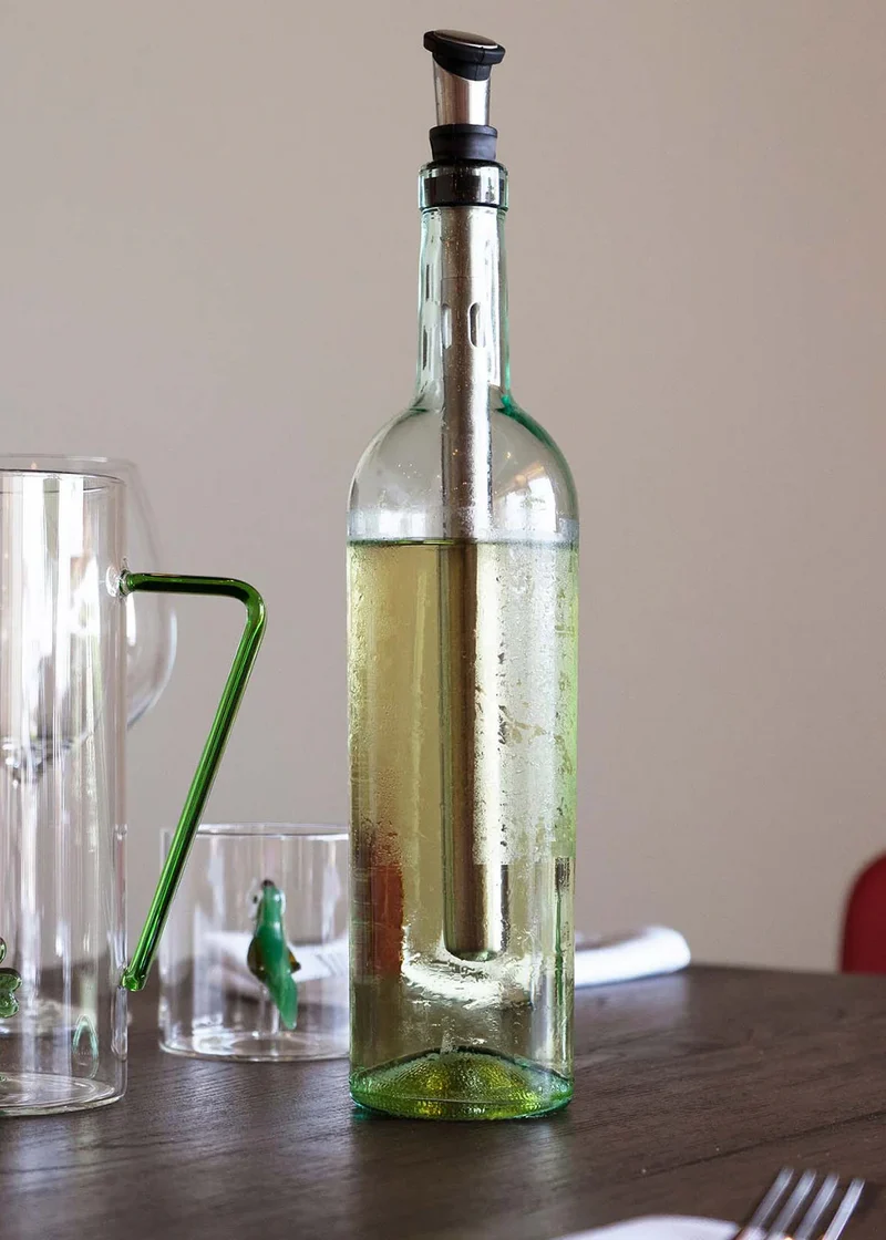 Stick raffredda vino con tappo ermetico e beccuccio versatore