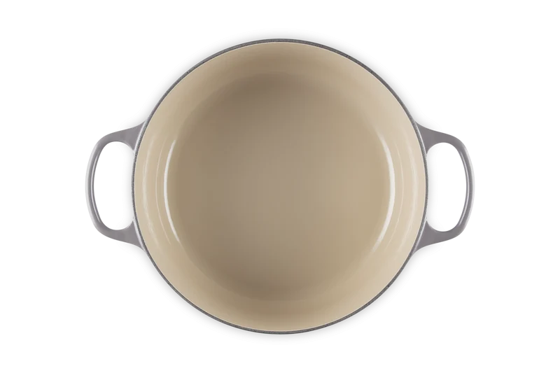 Cocotte rotonda Evolution in ghisa vetrificata - 28 cm - color flint