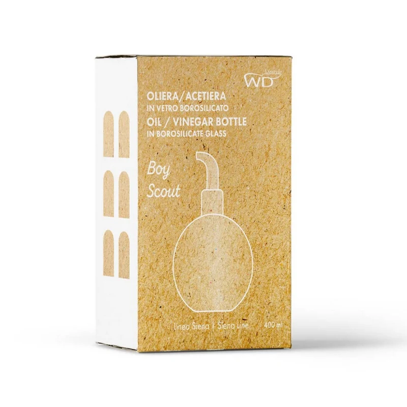 Oliera / Acetiera in vetro borosilicato - 400 ml Forma Boy Scout