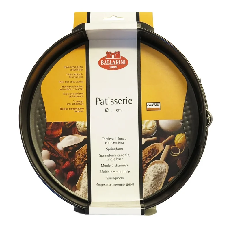 PATISSERIE Tortiera 1 fondo con Cerniera - 28 cm