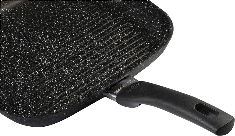 VIPITENO Bistecchiera 28 cm, alluminio Antiaderente senza PFAS