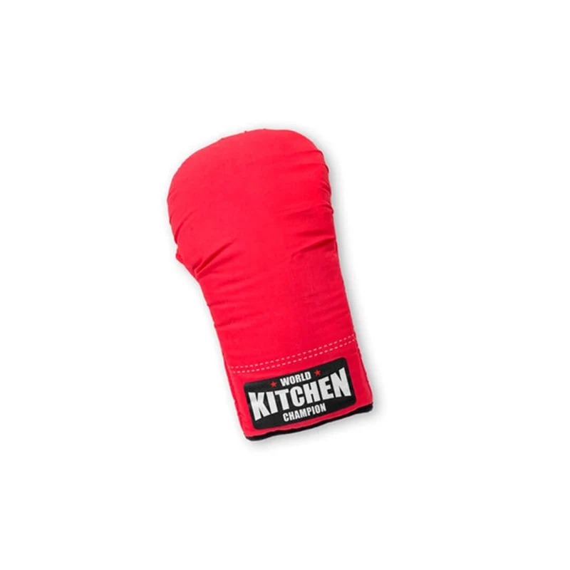 Guantone cucina Boxing - Cotone Rosso