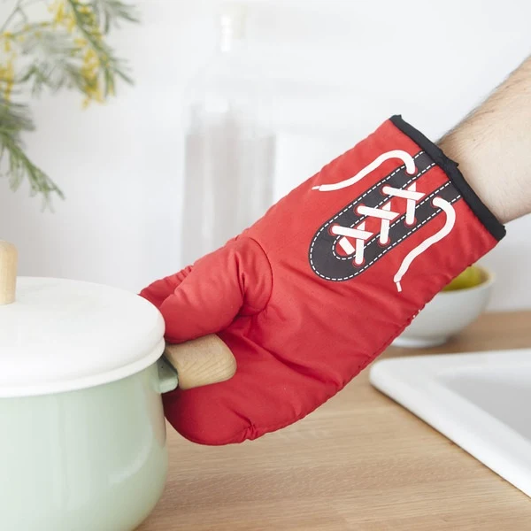 Guantone cucina Boxing - Cotone Rosso