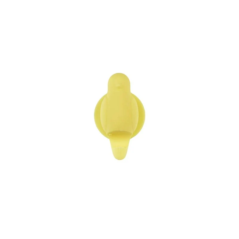 Porta Spazzolino - Birdie Giallo Con Ventosa In Silicone