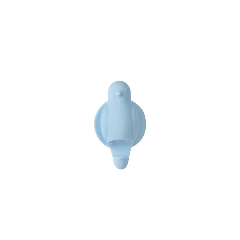 Porta Spazzolino - Birdie Azzurro Con Ventosa In Silicone