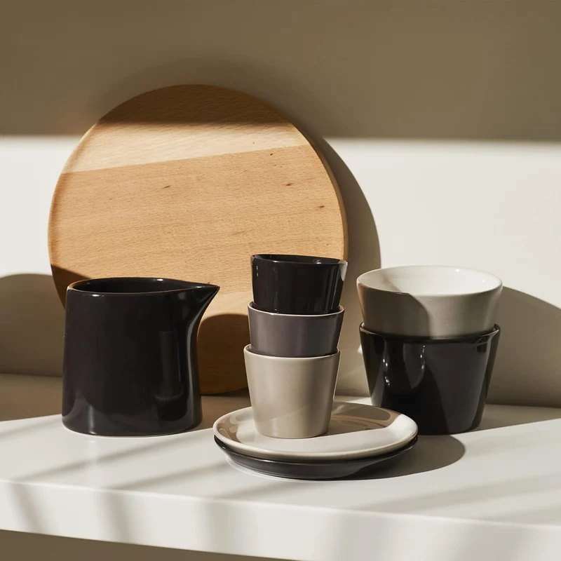 TONALE Tazza - SET 4 pezzi Nero