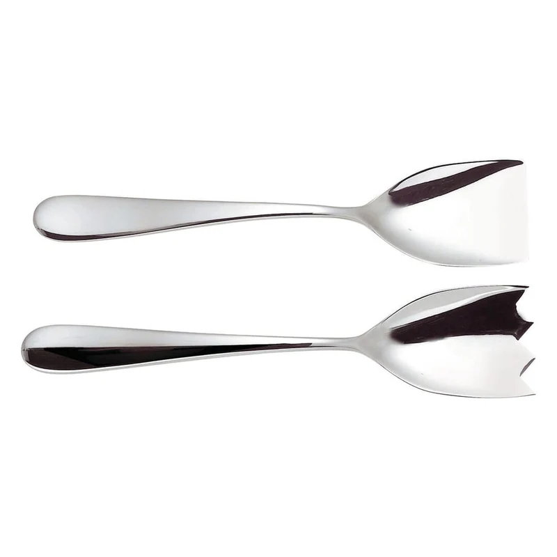 Alessi - "Nuovo Milano" Posate Per Insalata In Acciaio Lucido - 5180/14