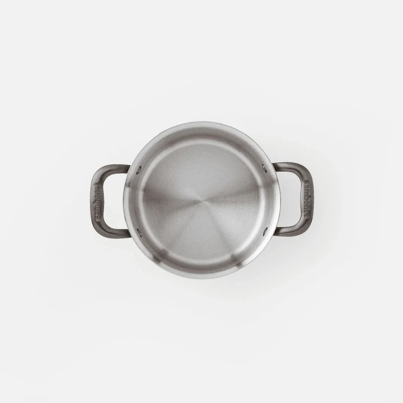 Casseruola alta 2 maniglie con coperchio - 24 cm