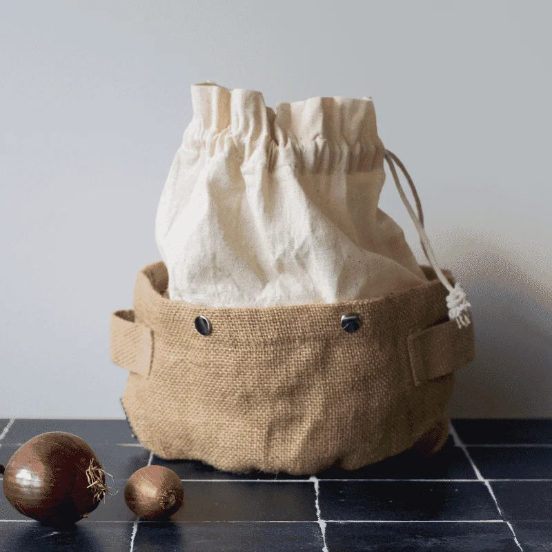2 in 1: cestino portaoggetti e borsa rimovibile - S