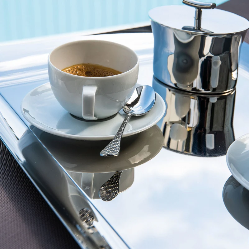 TAORMINA SET 6 cucchiaini caffè espresso - Acciaio inox