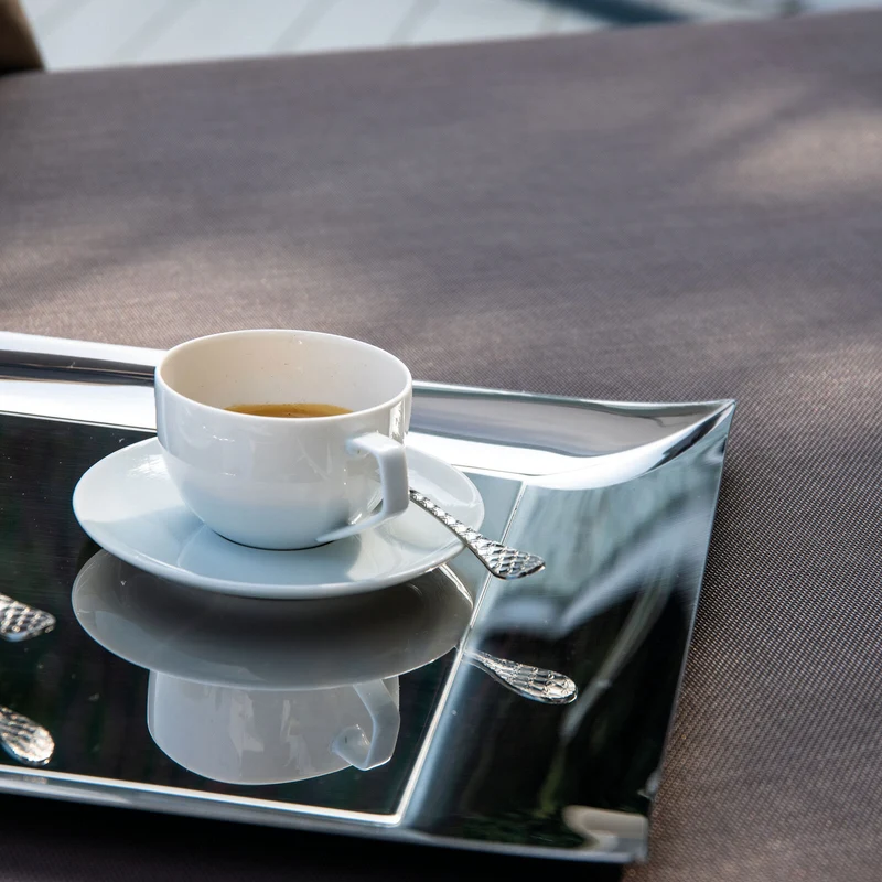 TAORMINA SET 6 cucchiaini caffè espresso - Acciaio inox