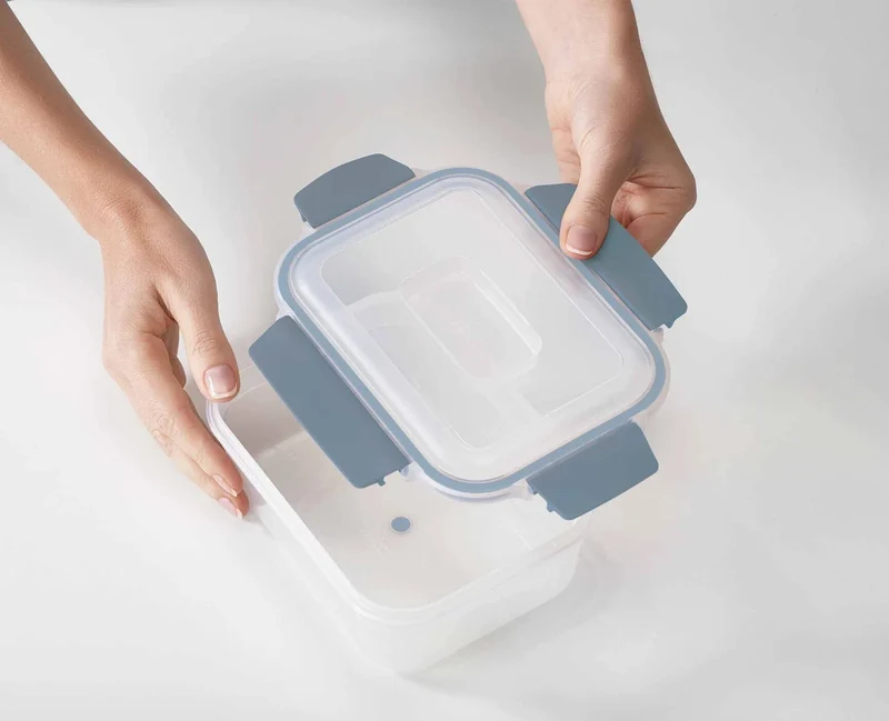 Nest Lock, Set 5PZ Contentiori in Plastica con Coperchio, Ermetici, Salvaspazio
