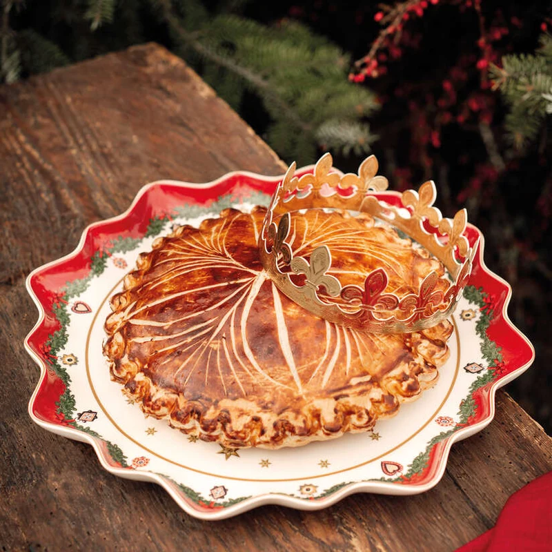 Toy's Fantasy Vassoio per pasticcini multicolore, Premium Porcelain