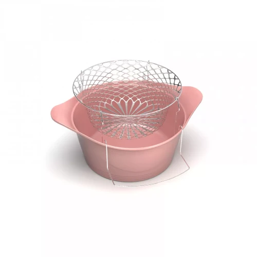 Cesto Per Friggere Pieghevole - 24 cm Inox