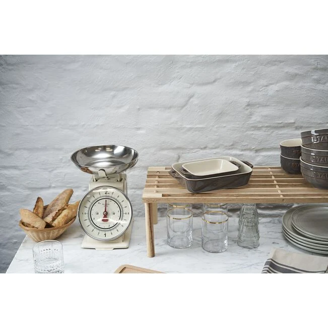 SET di pirofile rettangolare - 3-pz., grigio antico
