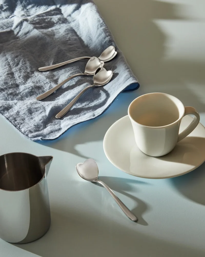 Alessi - SET 4 cucchiaini da caffè Acciaio Inox 18/10