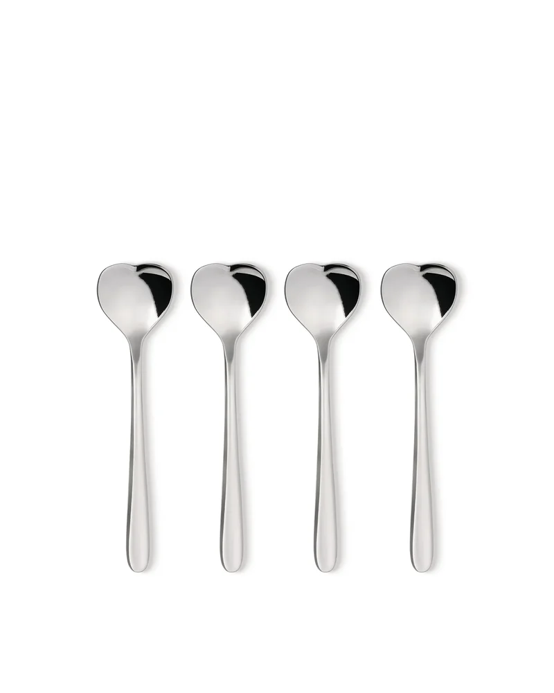 Alessi - SET 4 cucchiaini da caffè Acciaio Inox 18/10