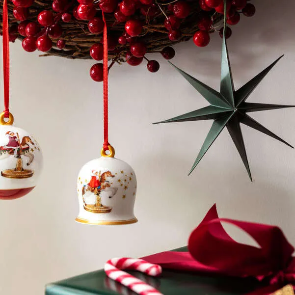 Annual Christmas Edition Campana multicolore, 5,8 x 6,9 cm