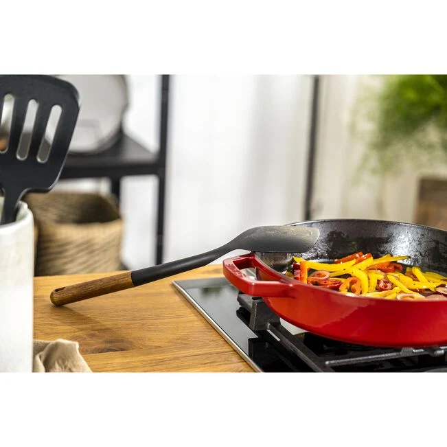 Spatola 31 cm di colore nero in silicone