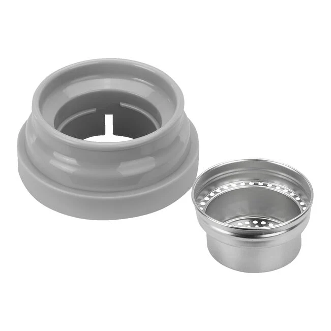 Thermo Con Infusore - 420 ml, acciaio inox - bianco / grigio