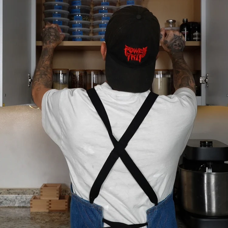 Brandon Skier x H&B Crossback Apron