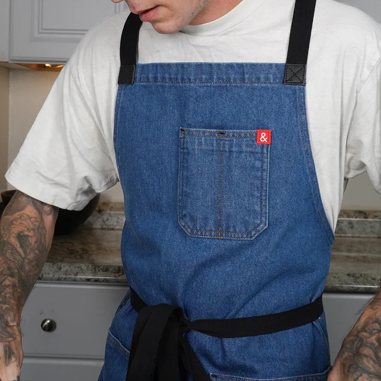 Brandon Skier x H&B Crossback Apron