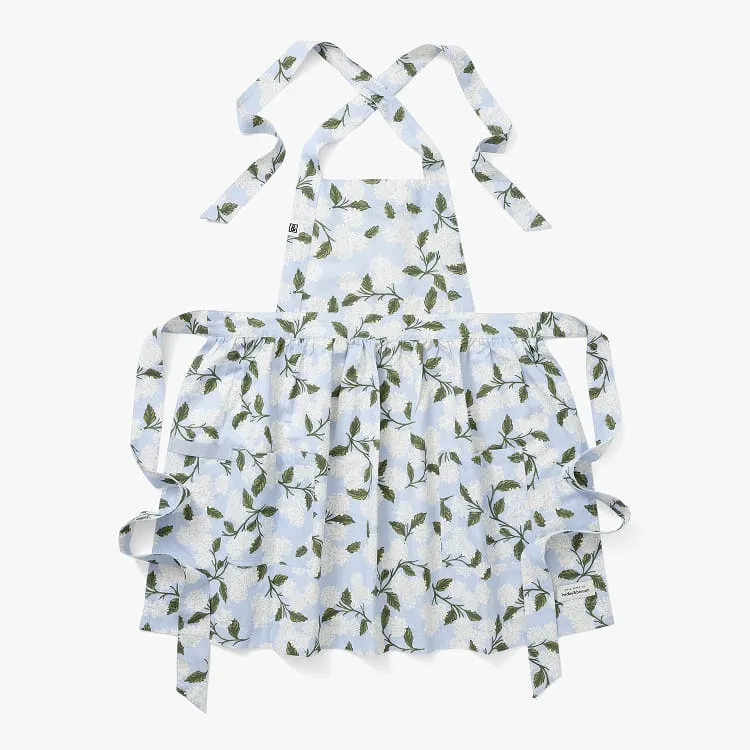 Rifle Paper Co. Blue Hydrangea Pinafore Apron
