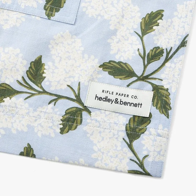 Rifle Paper Co. Blue Hydrangea Pinafore Apron