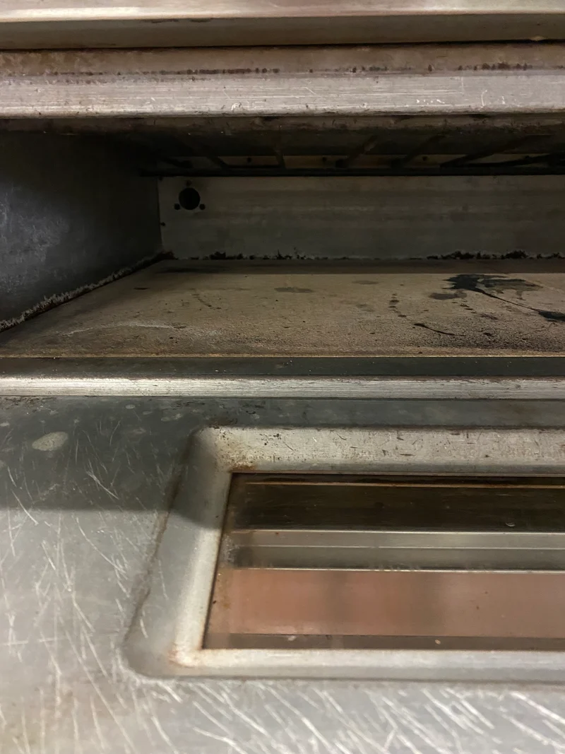 Forno pizza usato Moretti Forni modello i deck PM 105.65 a controllo elettromeccanico