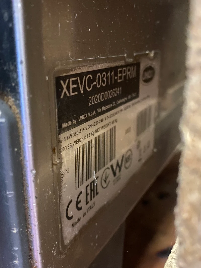 Forni UNOX sovrapposti mod XEVC-0311-EPRM 3 teglie usato