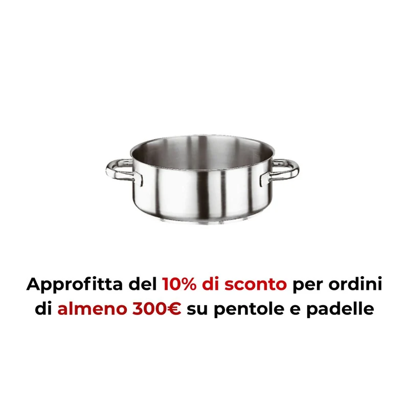 Casseruola bassa 2 maniglie - Serie 1000