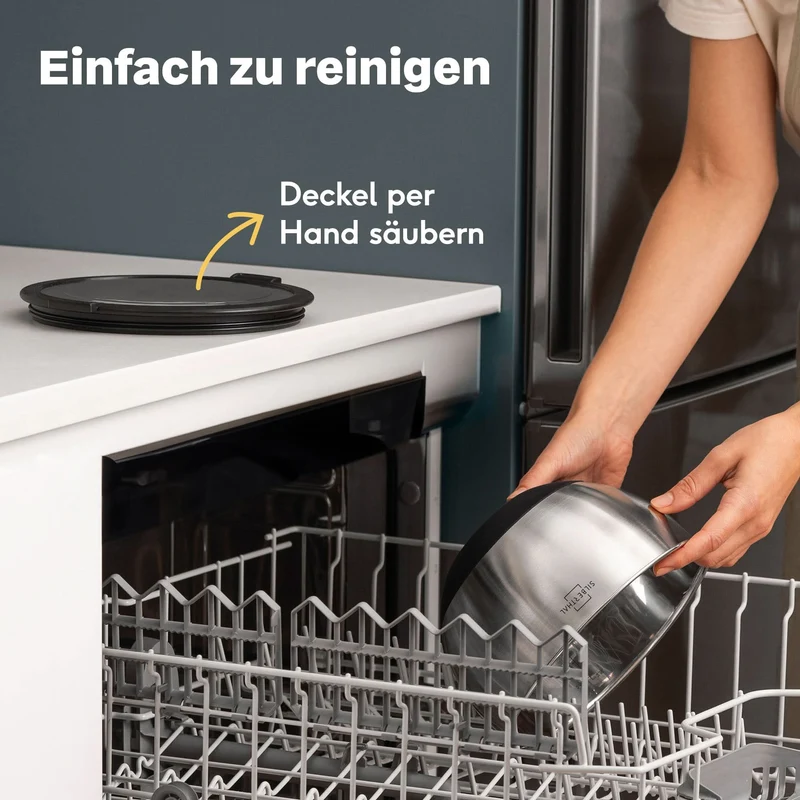 Edelstahlschüssel 1,6 Liter - glänzend