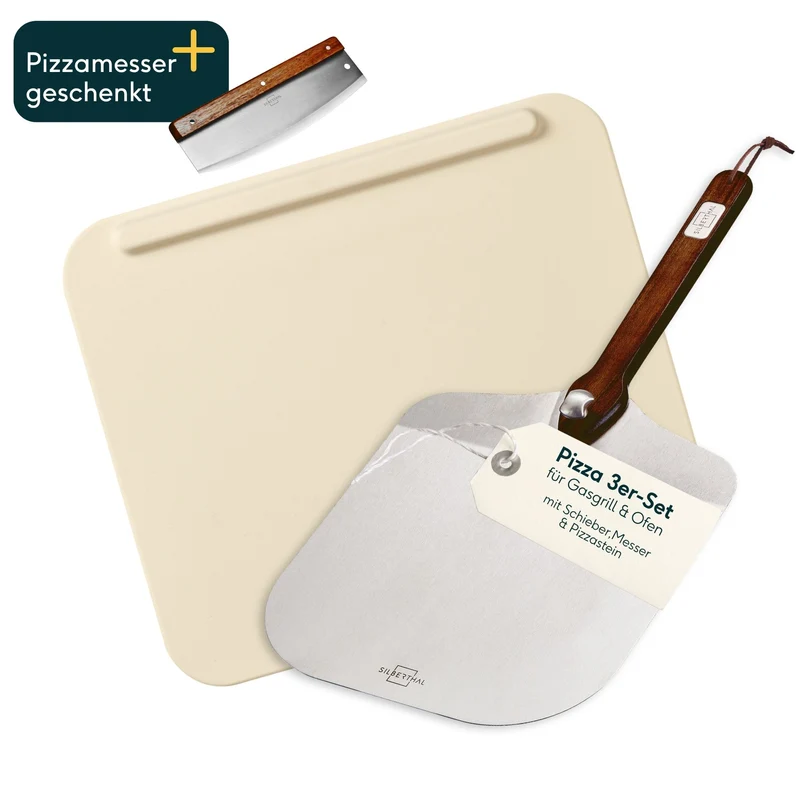 Pizzastein Set 3-teilig