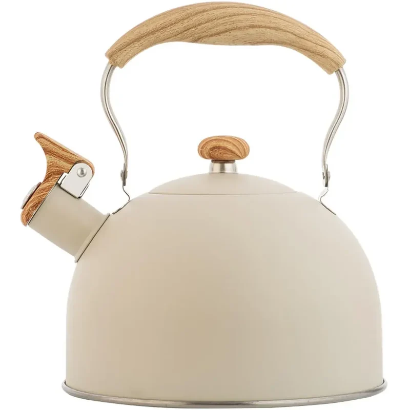 2.5L Electric Tourist Gas Stove Kettle With Whistle Stainless Steel Kitchen Home-appliance Camping Teapot Cookware Cooking Set