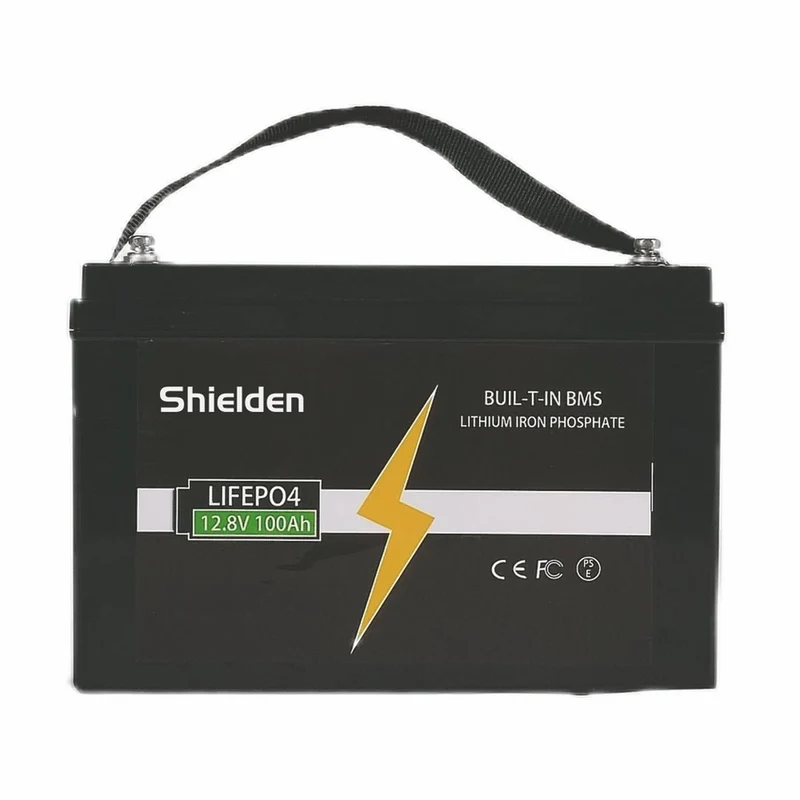 Batteria di accumulo di energia a ciclo profondo da 12.8 V 100 Ah per solare, carrelli da golf, marina