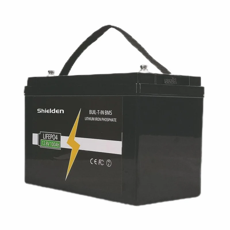 Batteria di accumulo di energia a ciclo profondo da 12.8 V 100 Ah per solare, carrelli da golf, marina