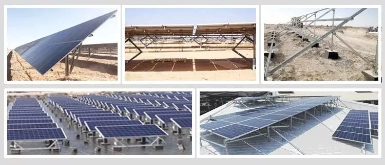 Montaggio a terra con staffa per sistema solare personalizzato (prodotti personalizzati, contattaci per prezzi specifici)