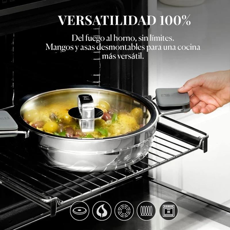Set de cocina 5 piezas Compac Inox