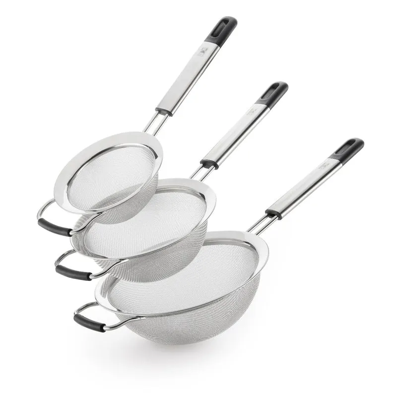 Set de 3 coladores acero inoxidable
