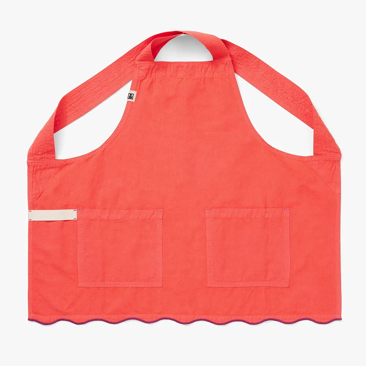 Fire Scalloped Smock