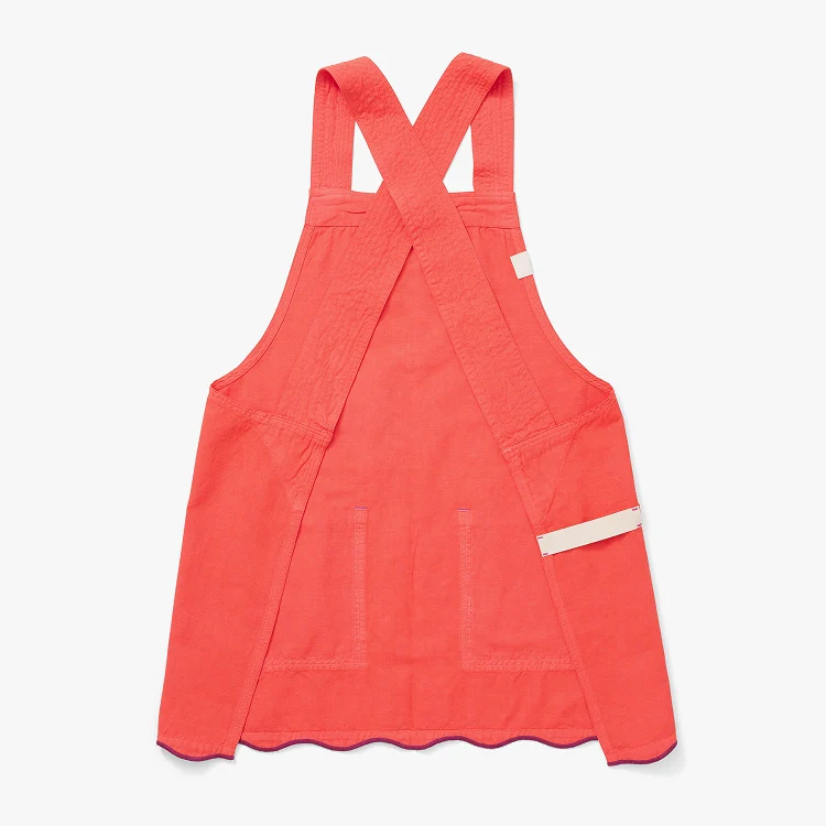 Fire Scalloped Smock