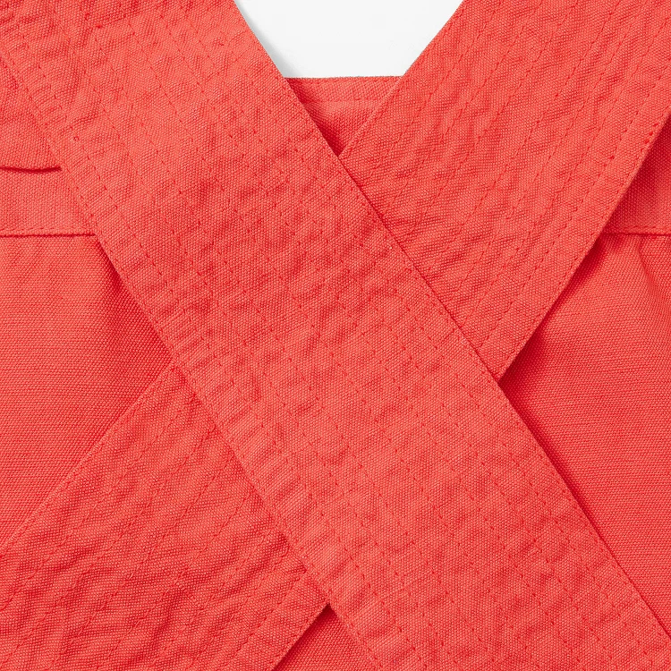Fire Scalloped Smock