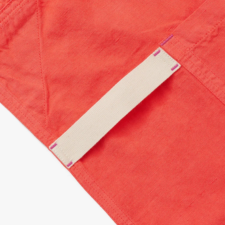 Fire Scalloped Smock