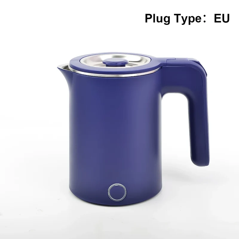 1.0L Travel Electric Kettle Portable Stainless Steel Automatic Power Water Boiler For Trip Camping Abroad Smart Kettle Pot