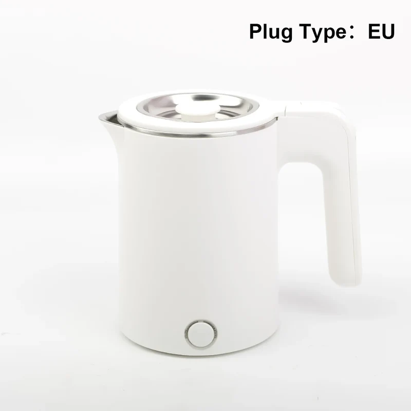 1.0L Travel Electric Kettle Portable Stainless Steel Automatic Power Water Boiler For Trip Camping Abroad Smart Kettle Pot